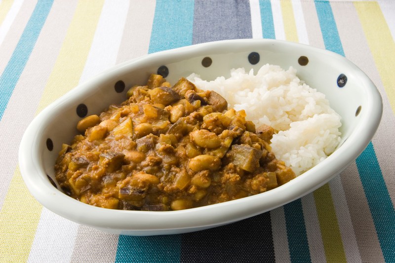 大豆入りドライカレー