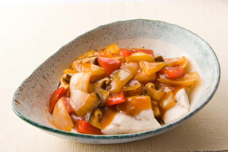 カジキの野菜あんかけ