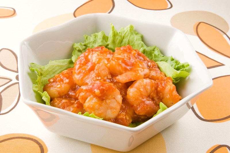 エビのチリソース