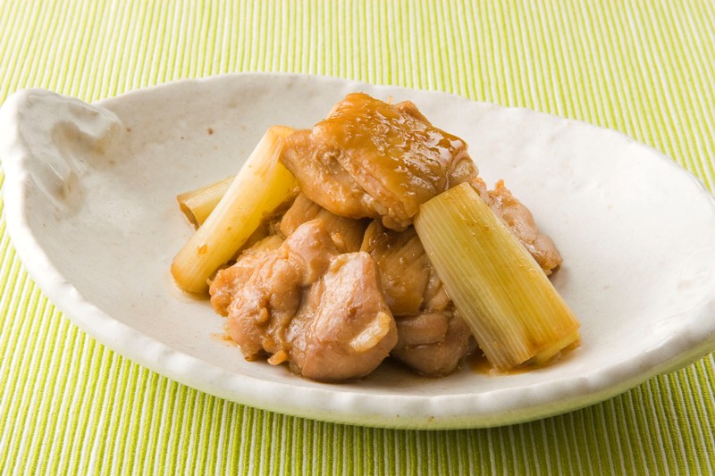 鶏肉とねぎのレンジ焼き