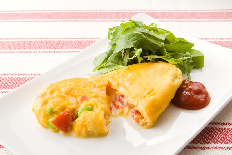 カラフルオムレツ