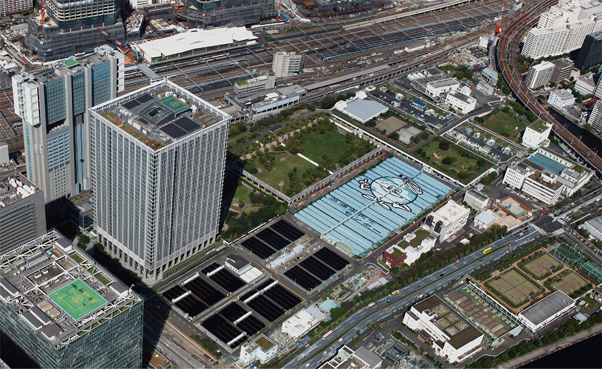 写真：芝浦水再生センター