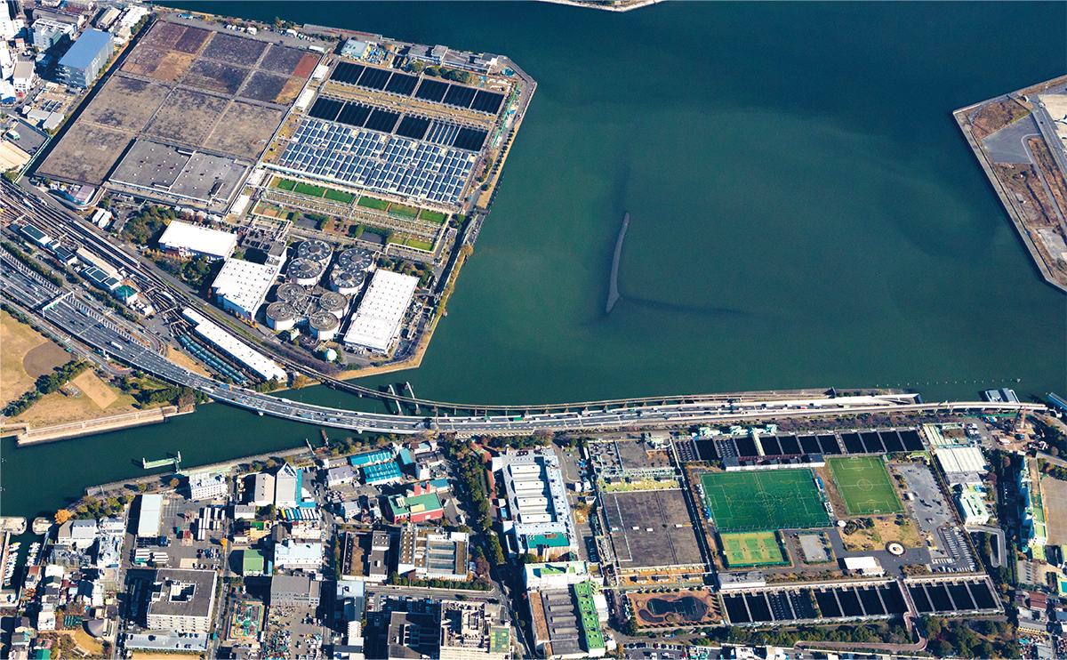 写真：森ヶ崎水再生センター