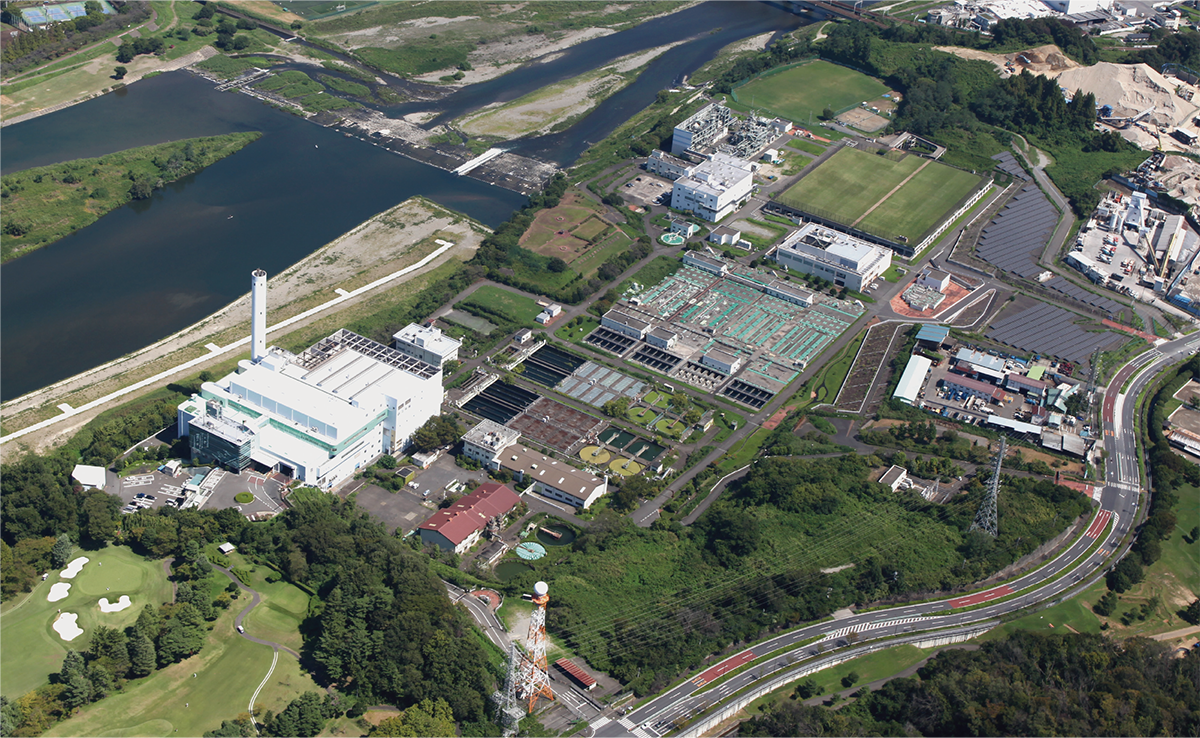 写真：南多摩水再生センター