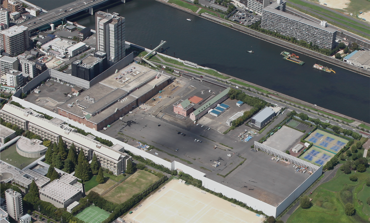 写真：東尾久浄化センター