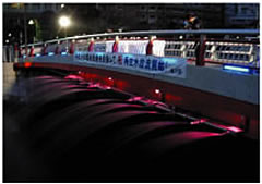 ライトアップの様子