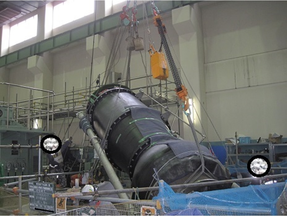 ポンプ据付状況