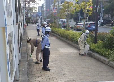 写真：一斉清掃実施