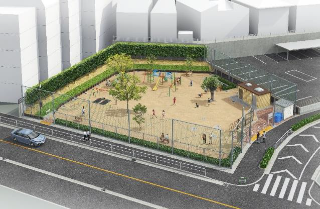 写真：公園復旧イメージパース