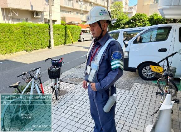 写真：凍結ペットボトルミネラルウォーター携帯