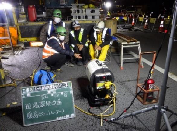 写真：暖房機使用状況