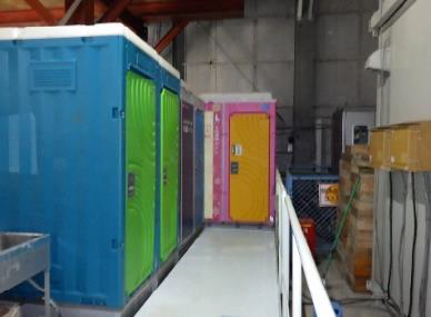 写真：快適トイレ設置