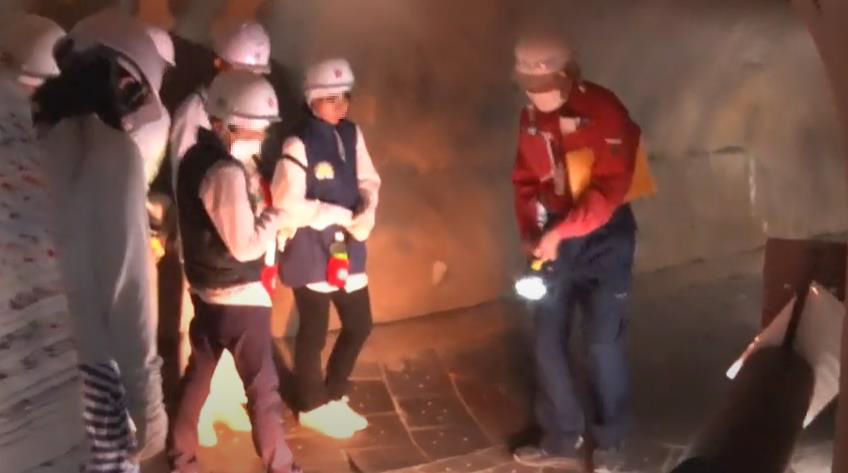 写真：遺構見学