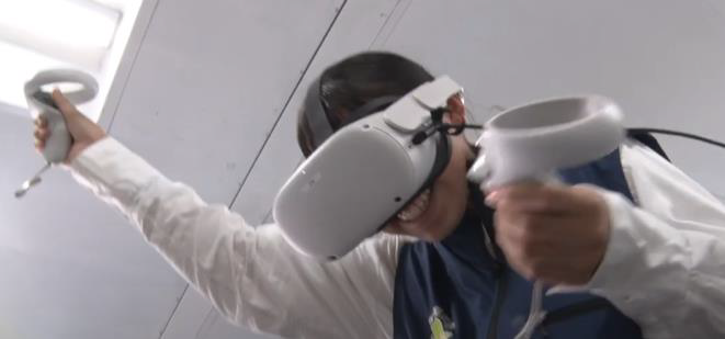 写真：VR体験