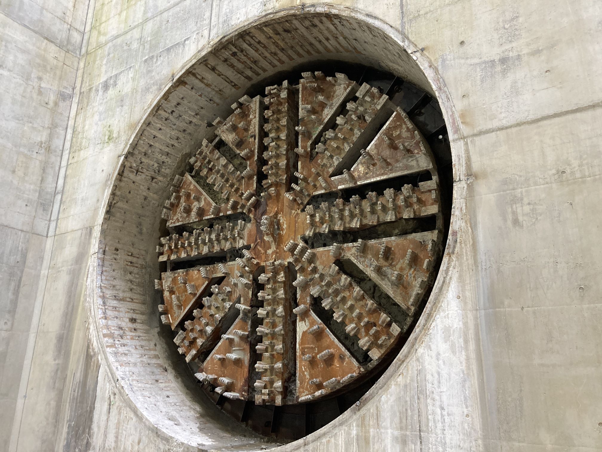 シールドマシンの写真です